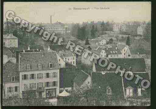 Ville de BEAUCOURT Carte postale ancienne